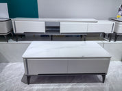 Coffee Table Artificial Stone Baking Paint LKL011CTANJ | LEUKHOME