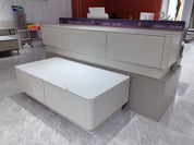 Coffee Table Artificial Stone Baking Paint LKL013CTANJ | LEUKHOME