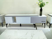 TV Stand Sintered Stone Baking Paint LKL056TSJKN | LEUKHOME
