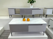 Coffee Table Artificial Stone Baking Paint LKL057CTJKN | LEUKHOME