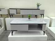 Coffee Table Artificial Stone Baking Paint LKL059CTJKN | LEUKHOME