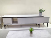 TV Stand Artificial Stone Baking Paint LKL060TSJKN | LEUKHOME