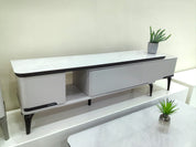 TV Stand Artificial Stone Baking Paint LKL060TSJKN | LEUKHOME