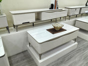 Coffee Table Artificial Stone Baking Paint LKL061CTJKN | LEUKHOME