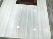 Coffee Table Artificial Stone Baking Paint LKL061CTJKN | LEUKHOME