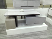 Coffee Table Artificial Stone Baking Paint LKL063CTJKN | LEUKHOME