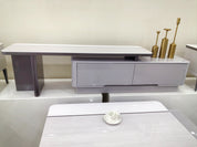 TV Stand Artificial Stone Baking Paint LKL064TSJKN | LEUKHOME