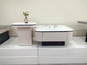 Coffee Table Artificial Stone Baking Paint LKL066CTJKN | LEUKHOME