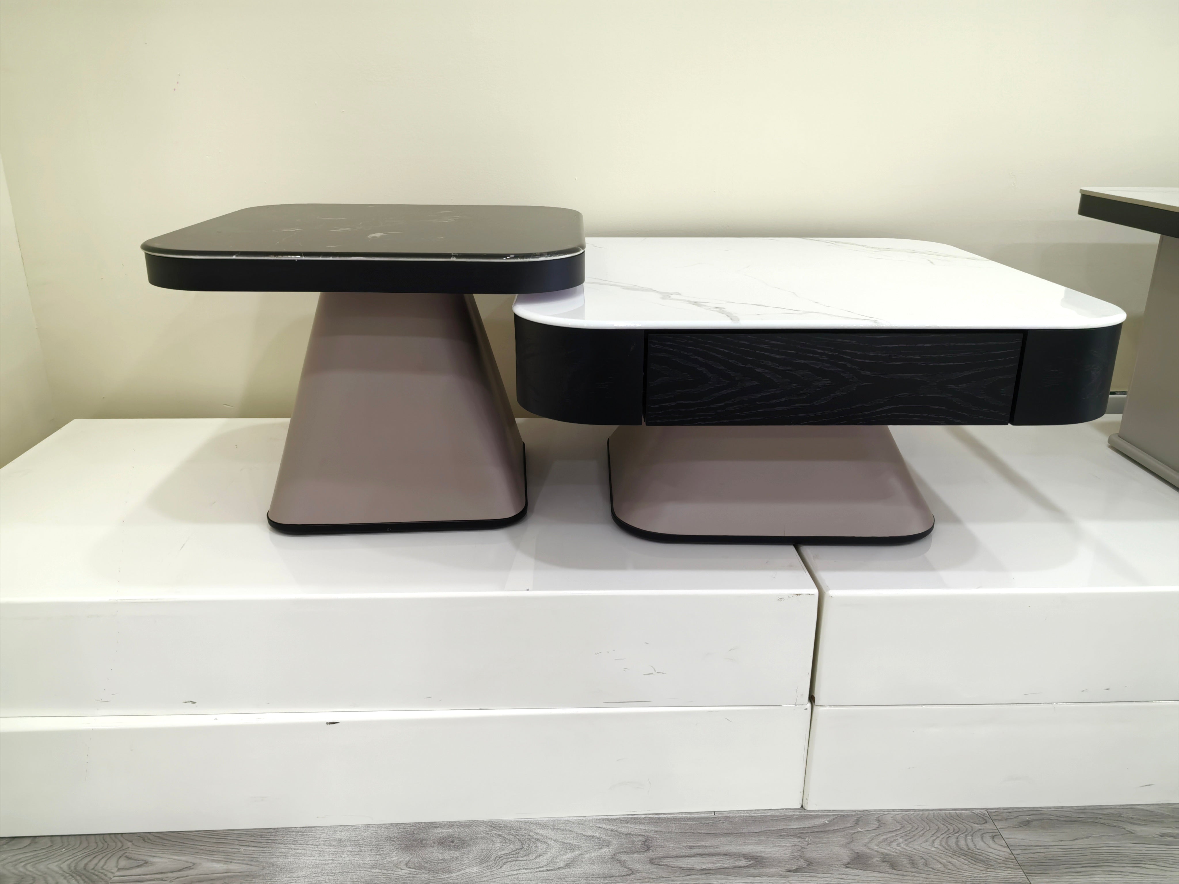 Coffee Table Artificial Stone Baking Paint LKL067CTJKN | LEUKHOME