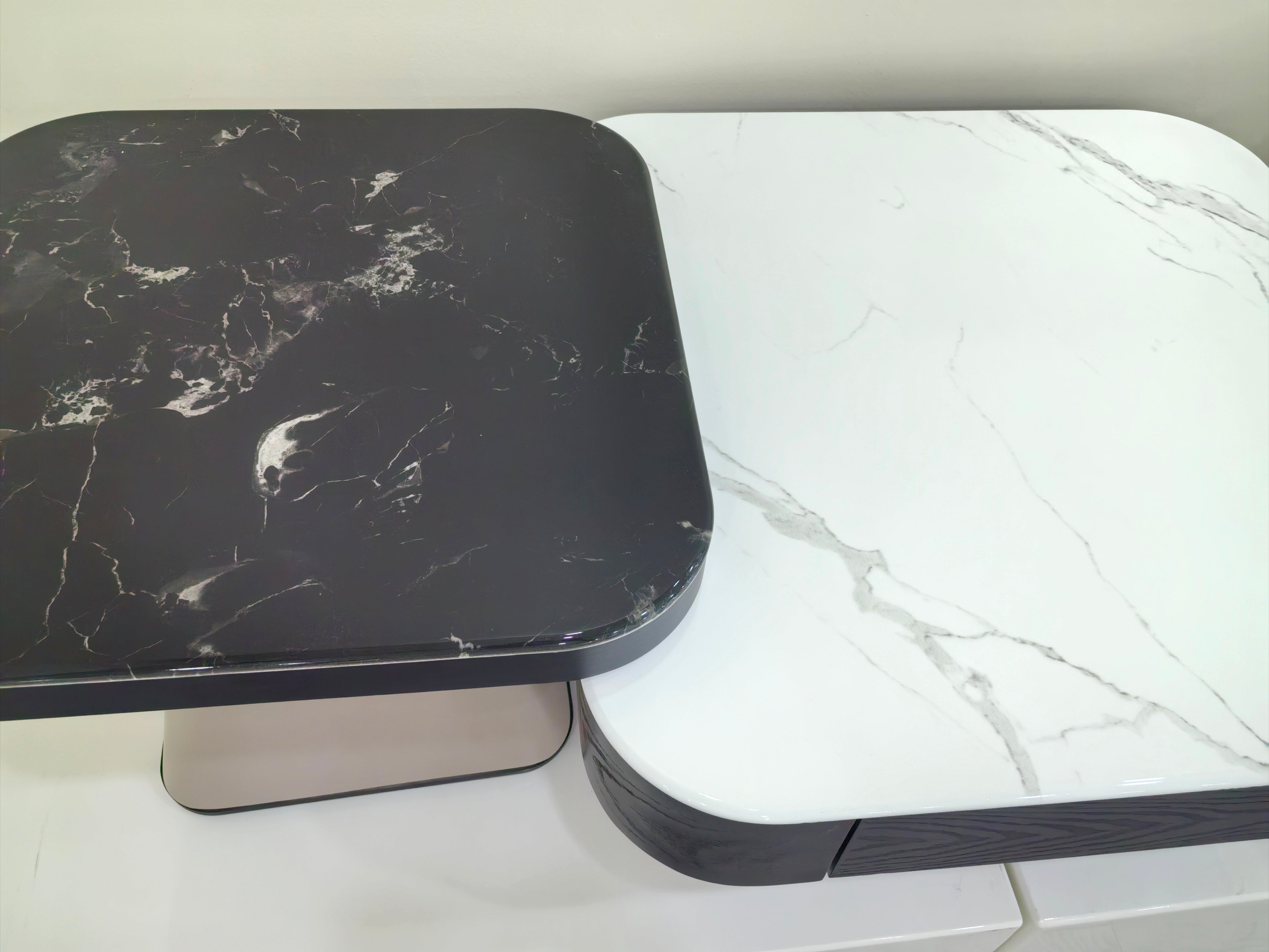 Coffee Table Artificial Stone Baking Paint LKL067CTJKN | LEUKHOME