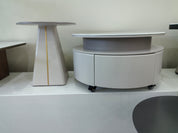 Coffee Table Artificial Stone Baking Paint LKL070CTJKN | LEUKHOME