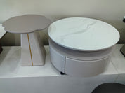 Coffee Table Artificial Stone Baking Paint LKL070CTJKN | LEUKHOME