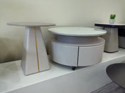 Coffee Table Artificial Stone Baking Paint LKL070CTJKN | LEUKHOME