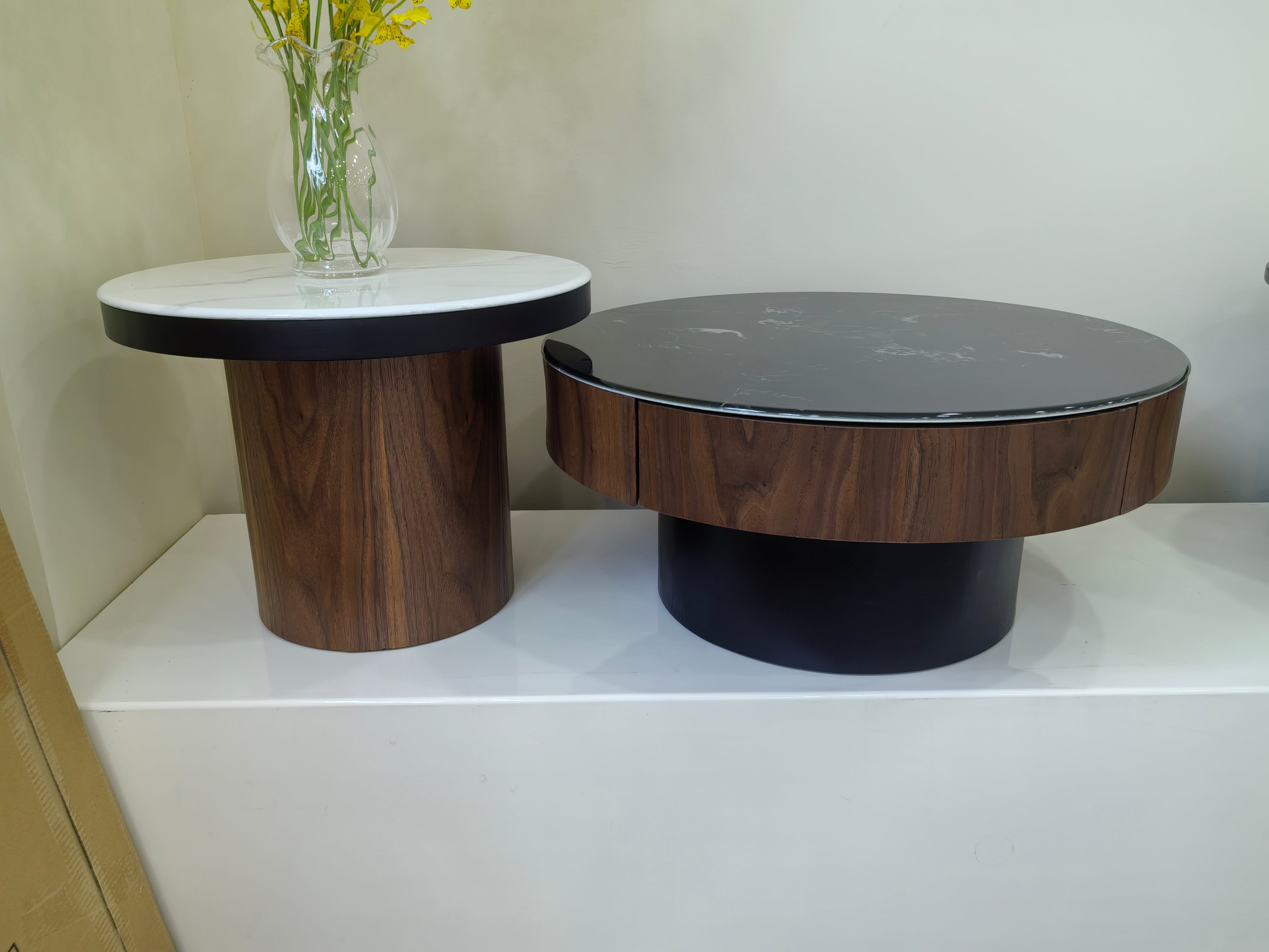 Coffee Table Artificial Stone Baking Paint LKL071CTJKN | LEUKHOME