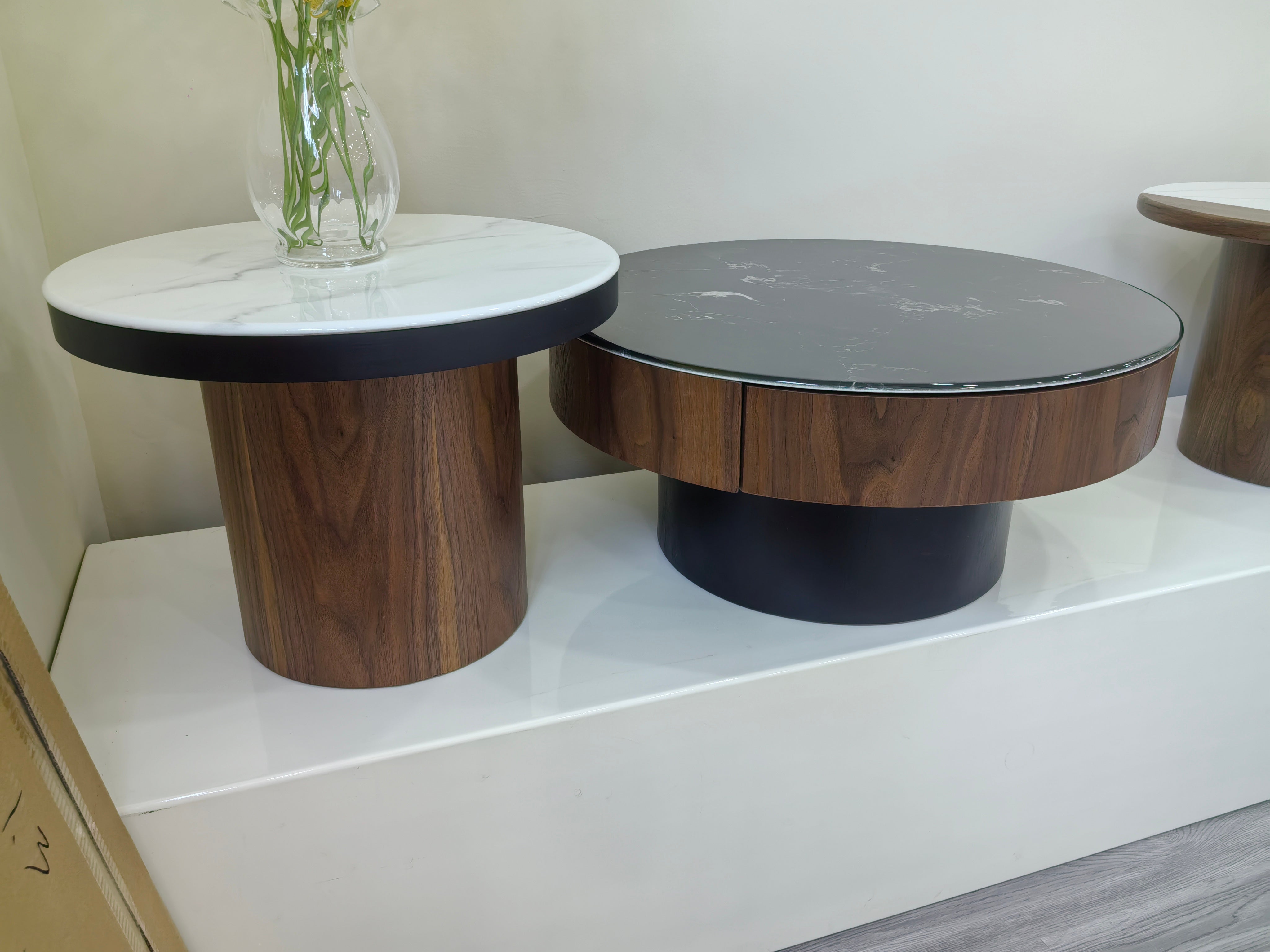 Coffee Table Artificial Stone Baking Paint LKL071CTJKN | LEUKHOME