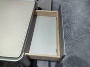 Coffee Table Artificial Stone Saddle Leather Wood Veneer‌ LKL017CTZZ | LEUKHOME