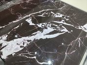 Coffee Table Artificial Stone Saddle Leather Wood Veneer‌ LKL017CTZZ | LEUKHOME