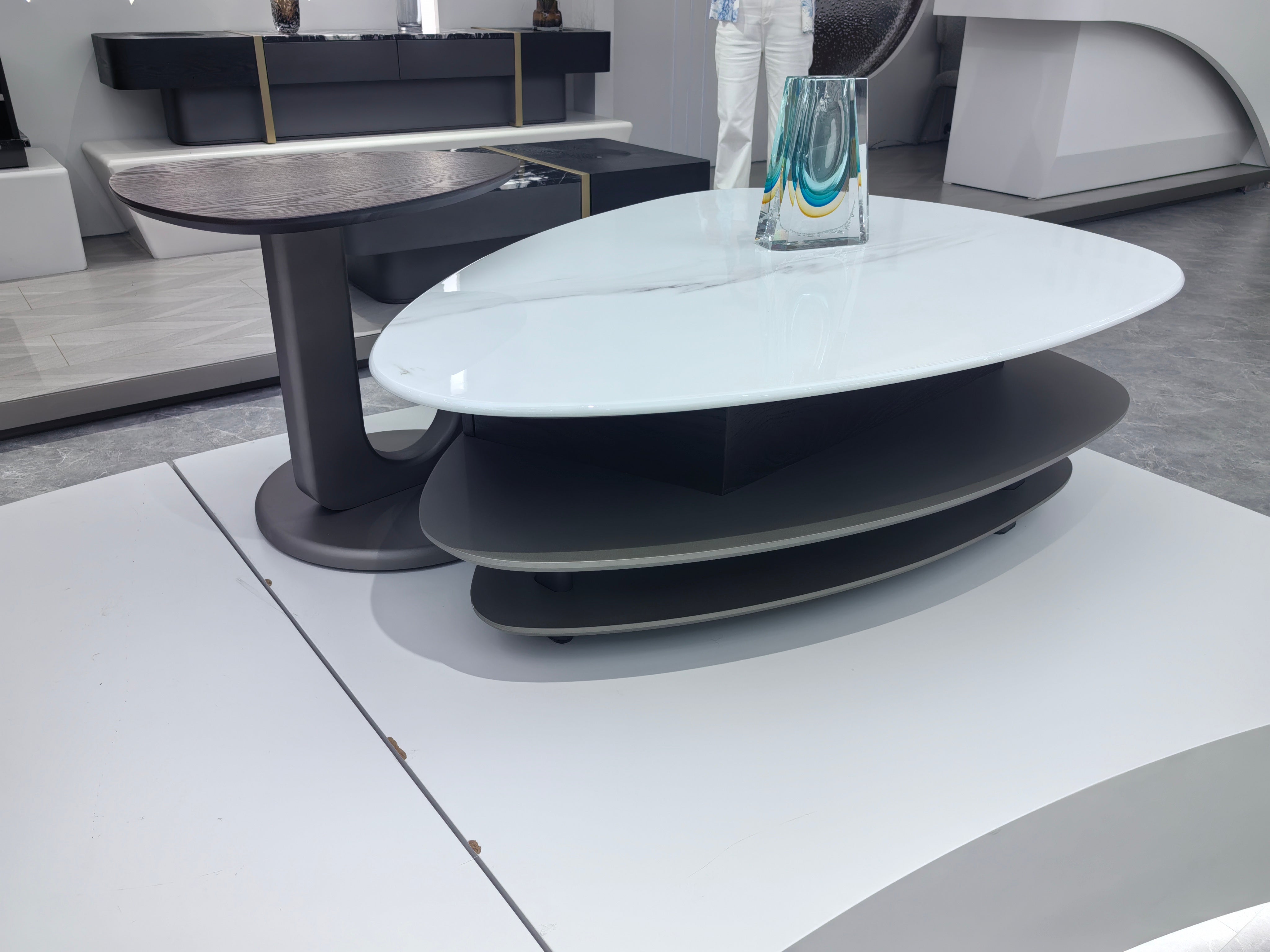 Coffee Table Artificial Stone LKL021CTZZ | LEUKHOME