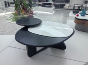 Coffee Table Artificial Stone Wood Veneer‌ LKL025CTZZ | LEUKHOME