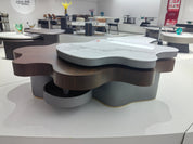 Coffee Table Artificial Stone Wood Veneer‌ LKL028CTZZ | LEUKHOME