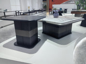 Coffee Table Super Crystal Stone Wood Veneer‌ LKL030CTZZ | LEUKHOME