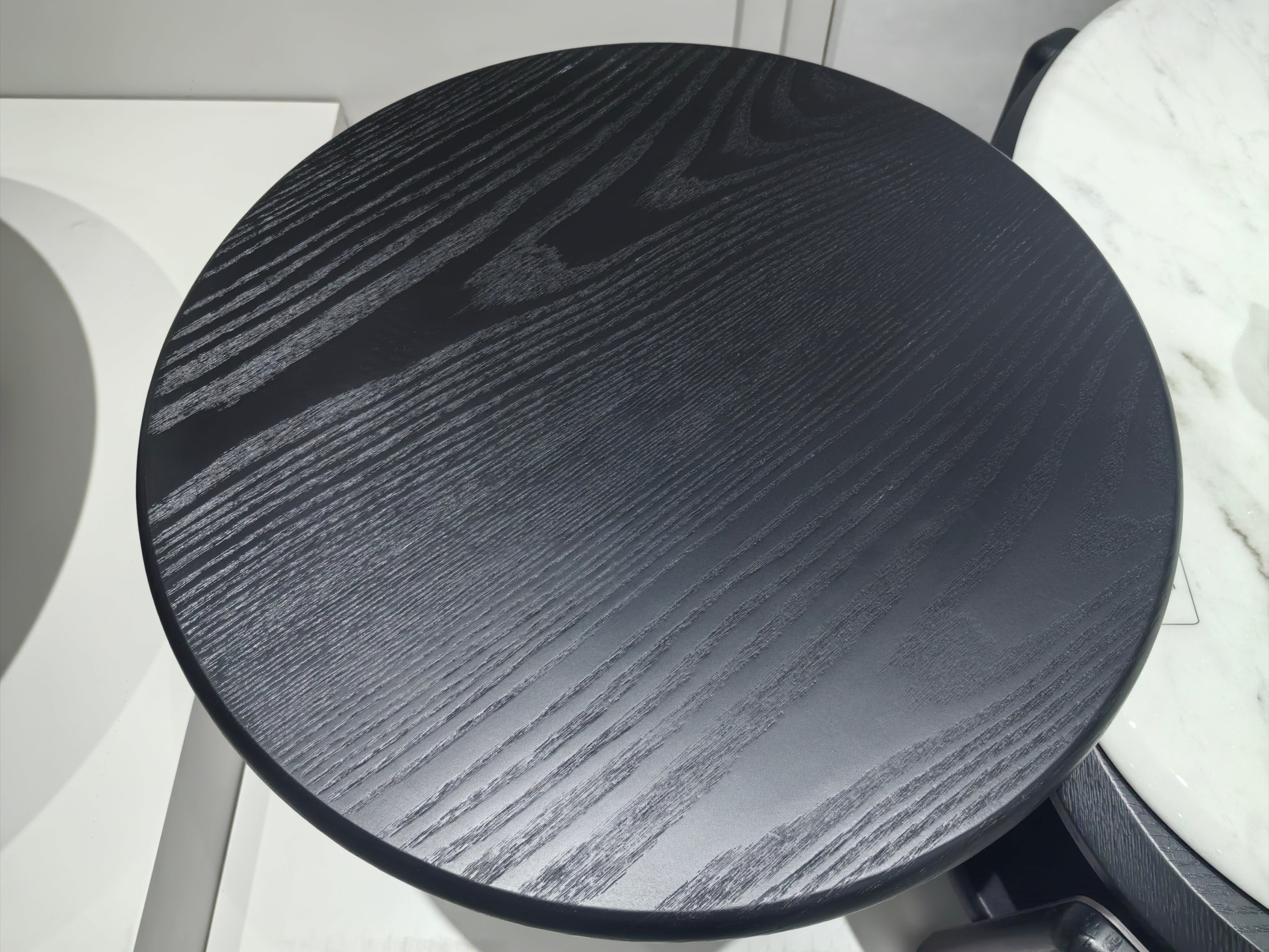 Coffee Table Artificial Stone Wood Veneer‌ LKL072CTZZ | LEUKHOME