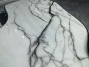 Журнальный столик из суперкристаллического камня, шпон дерева LKL034CTZZ | LEUKHOME