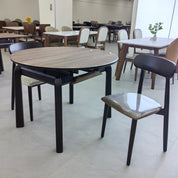 Dining Table Artificial Stone Solid Wood LKD001DTXYD | LEUKHOME