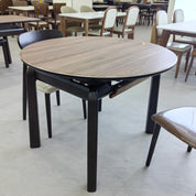 Dining Table Artificial Stone Solid Wood LKD001DTXYD | LEUKHOME