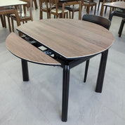 Dining Table Artificial Stone Solid Wood LKD001DTXYD | LEUKHOME