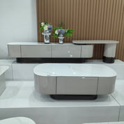 TV Stand Artificial Stone Baking Paint LKLM1503TSFH | LEUKHOME