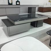 Coffee Table Artificial Stone Baking Paint LKLM1505CTFH | LEUKHOME