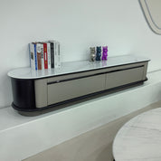 TV Stand Artificial Stone Baking Paint LKLM1520TSFH | LEUKHOME