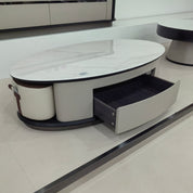 طاولة قهوة من الحجر الصناعي مطلية بالخبز، LKLM1520CTFH | LEUKHOME