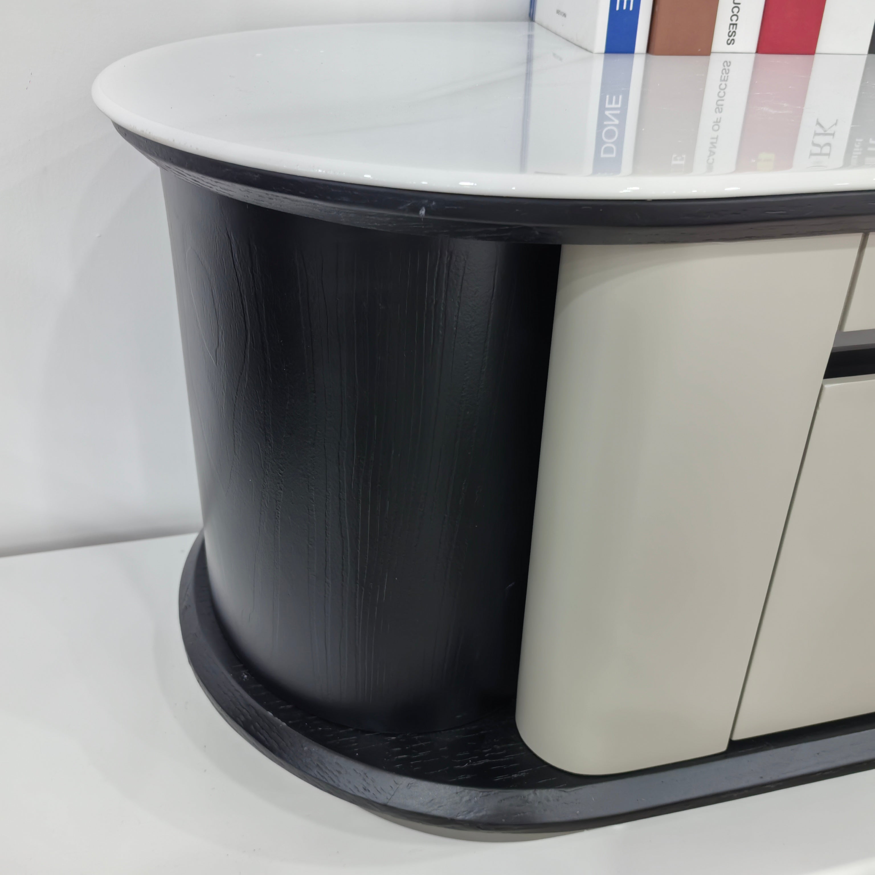 TV Stand Artificial Stone Baking Paint LKLM1520TSFH | LEUKHOME