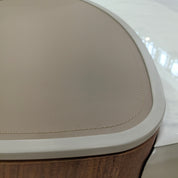 Coffee Table Artificial Stone Wood Veneer‌ Baking Paint LKLM3751CTFH | LEUKHOME