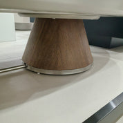 Coffee Table Artificial Stone Wood Veneer‌ Baking Paint LKLM3751CTFH | LEUKHOME