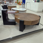 طاولة قهوة بقشرة خشبية LKLM2517CTFH | LEUKHOME