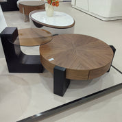 طاولة قهوة بقشرة خشبية LKLM2517CTFH | LEUKHOME