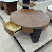 طاولة قهوة بقشرة خشبية LKLM2517CTFH | LEUKHOME