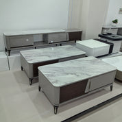 TV Stand Artificial Stone Baking Paint LKLV5526TSFH | LEUKHOME