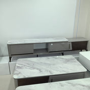 TV Stand Artificial Stone Baking Paint LKLV5526TSFH | LEUKHOME