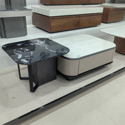 Coffee Table Artificial Stone Baking Paint LKLM11201CTFH | LEUKHOME