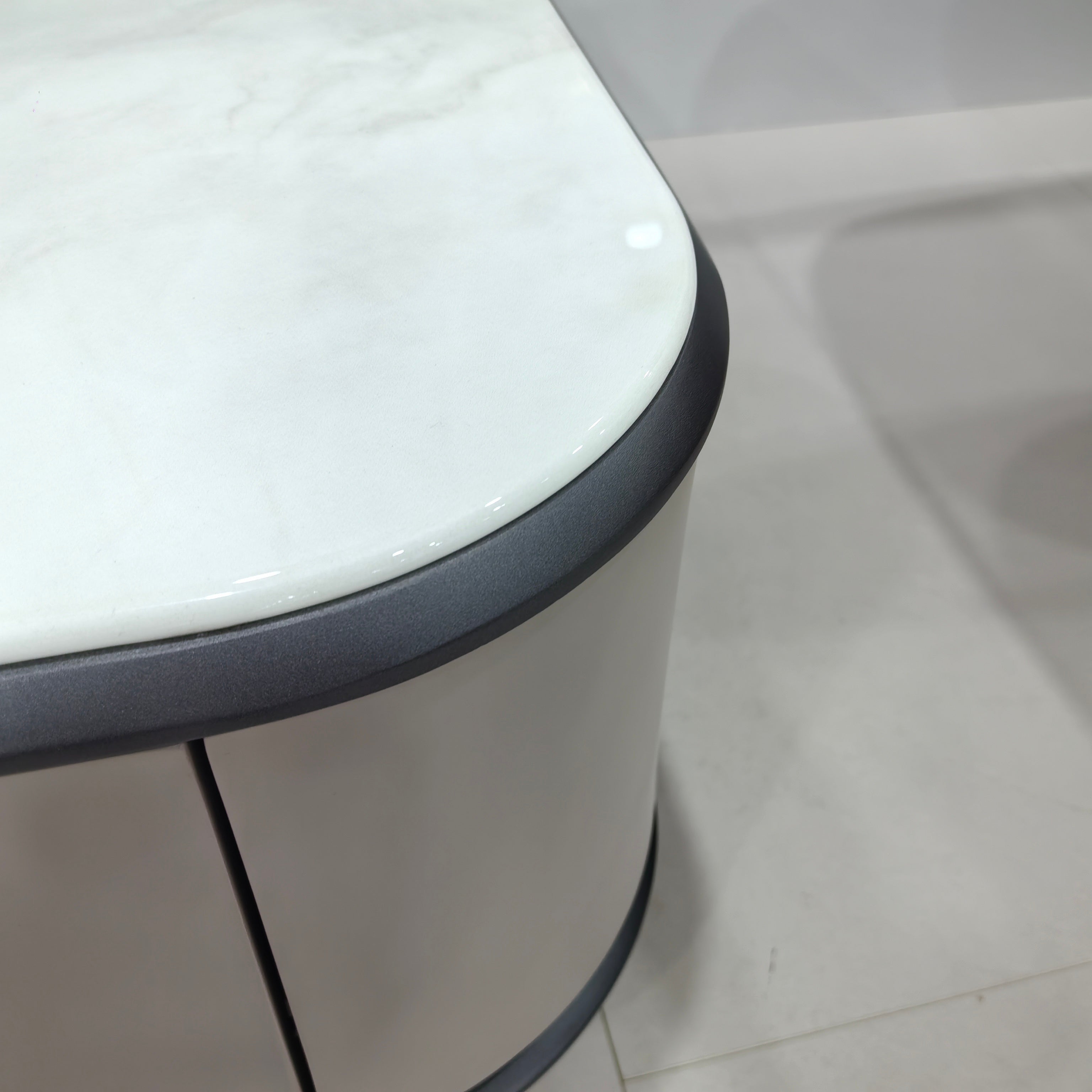 Coffee Table Artificial Stone Baking Paint LKLM11201CTFH | LEUKHOME