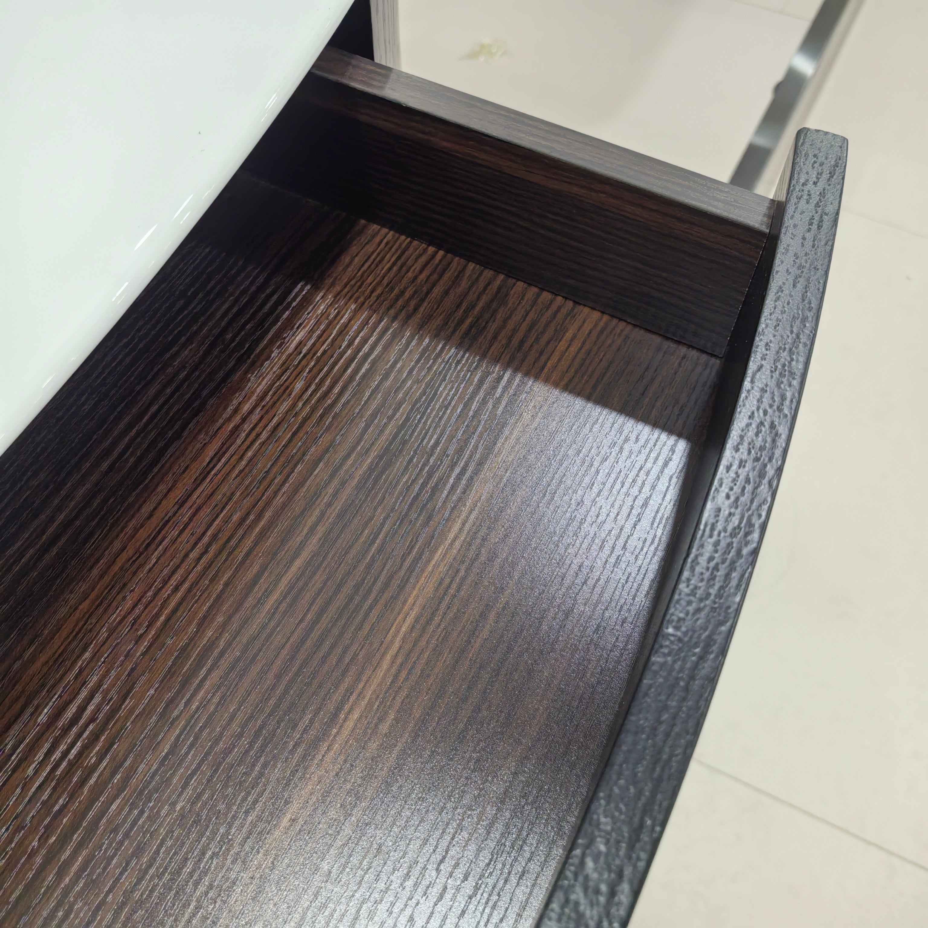 Coffee Table Artificial Stone Wood Veneer‌ Baking Paint LKLM1125CTFH | LEUKHOME