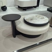 Coffee Table Artificial Stone Baking Paint LKLM1485CTFH | LEUKHOME