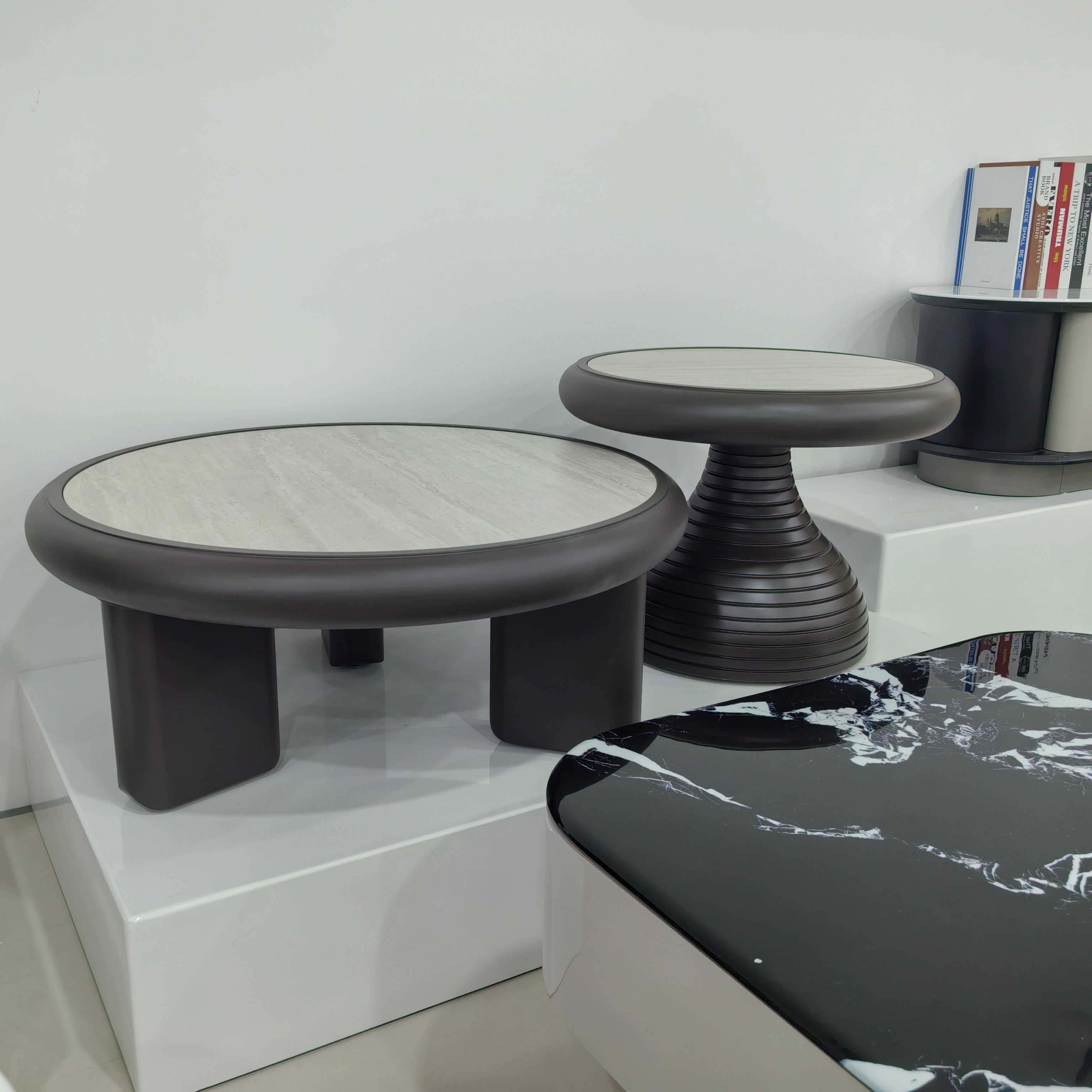 Coffee Table Sintered Stone Baking Paint LKLM864CTFH | LEUKHOME