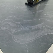 Dining Table Artificial Stone Wood Veneer‌ LKD053DTFH | LEUKHOME