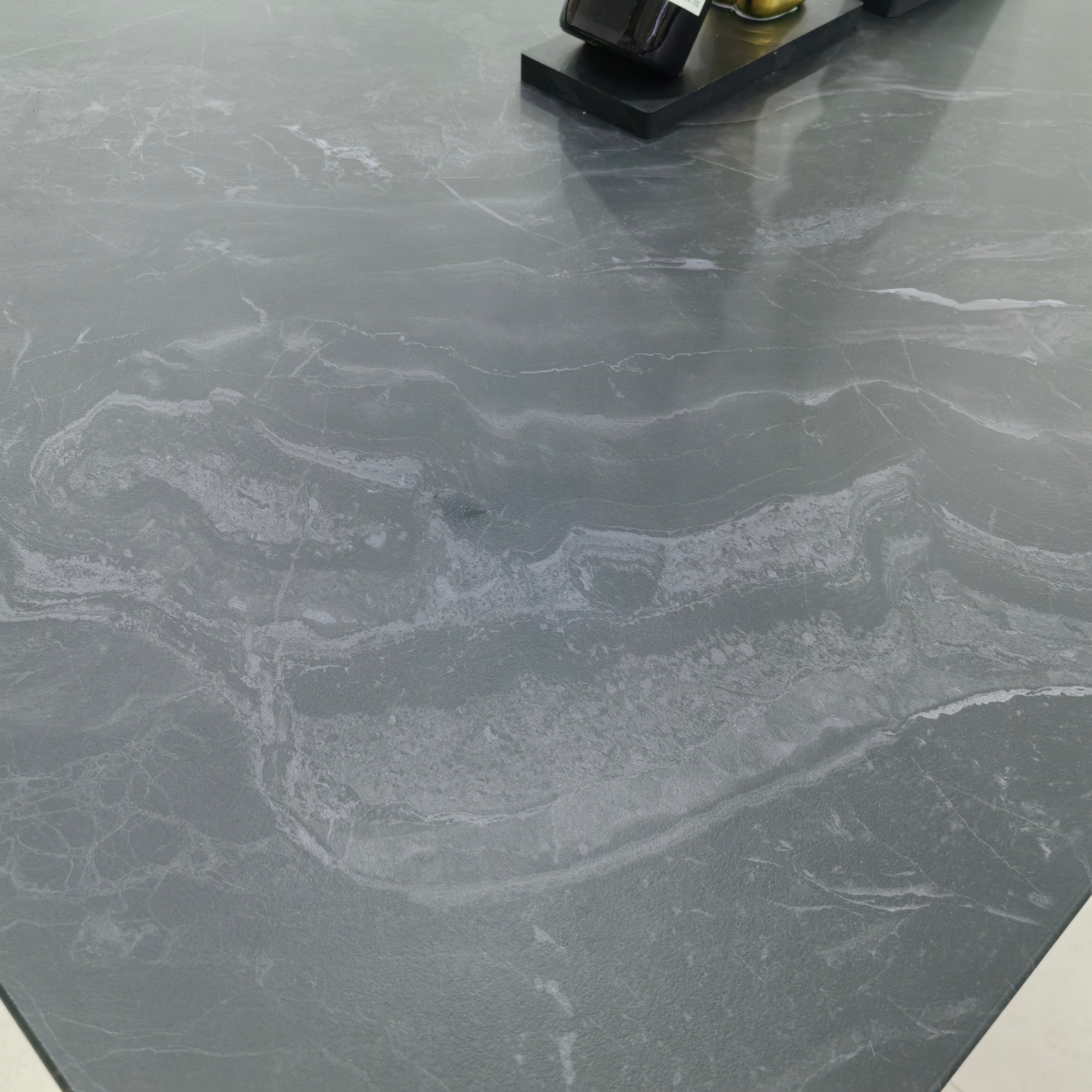 Dining Table Artificial Stone Wood Veneer‌ LKD053DTFH | LEUKHOME