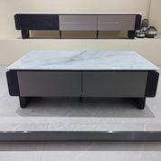 Coffee Table Super Crystal Stone‌ Baking Paint Wood Veneer‌ LKL035CTAYG | LEUKHOME